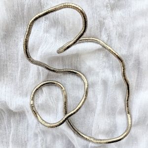 Jewelry - Flexible silver statement necklace Jewelry - Flexible silver statement necklace